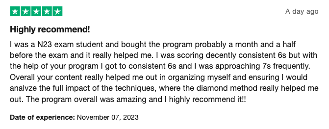 Trustpilot review of LitLearn by James